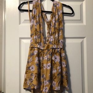 Lilyful Floral Romper, size Medium